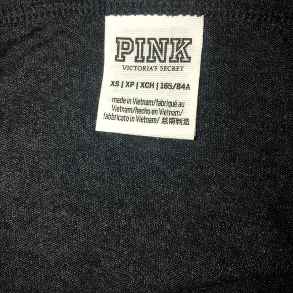 PINK color block sequin tee shirt - Picture 2 of 3